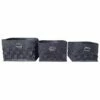 3 Petits Paniers Feutre Gris Anthracite -Home24 Soldes a4e68cd4cd964d929debc9226199b65b