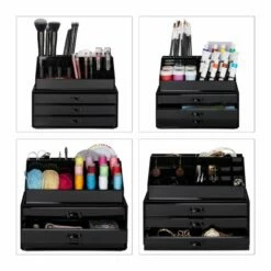 1x Organiseur Maquillage 3 Tiroirs Noir 26 1x Organiseur Maquillage 3 Tiroirs Noir -Home24 Soldes a584dd0276a84a09ad5f083f06110d73
