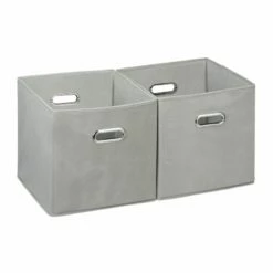 Boîte De Rangement En Tissu En Lot De 2
