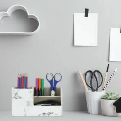 Organiseur De Bureau Effet Marbre 11 Organiseur De Bureau Effet Marbre -Home24 Soldes a805c2d033094dbebfa644136039591f