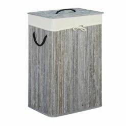 Panier Lessive Bambou Rectangulaire -Home24 Soldes a8a3d997dd7347f19e011da1fac2fe21