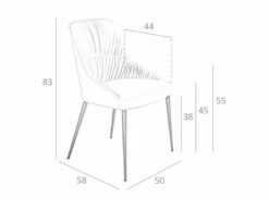 Chaise à Manger Velours Et Similicuir. -Home24 Soldes a9a4d3c517c143cb921c41fb744b7b83