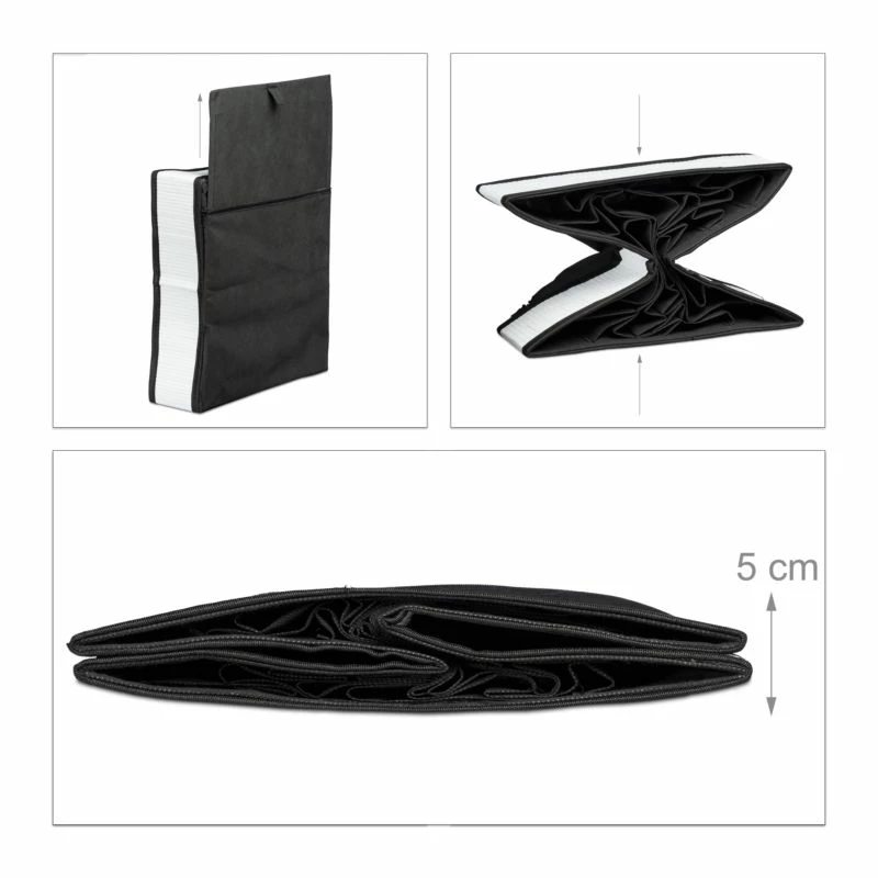 4x Boîtes à Cravates Rangement En Blanc 11 4x Boîtes à Cravates Rangement En Blanc – Image 9