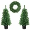 Lot De Sapins De Noël Et Couronne -Home24 Soldes ac4df629ec7d4eae89388fc7e1159cee