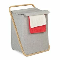 Panier à Linge En Tissu Et Bambou 16 Panier à Linge En Tissu Et Bambou -Home24 Soldes ac889fe411bf40fab5d0a5428ec58570
