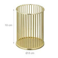 2x Pots à Pinceaux De Maquillage Dorés -Home24 Soldes ad83b6a0fb2b40a495f8c5b9161d5f00 2