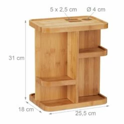 Organiseur à Maquillage Rotatif Bambou -Home24 Soldes adc5b9dfba9947a6a3d8fb08ecbf8eda