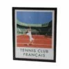 Affiche Tennis Club Français 40x50 Cm