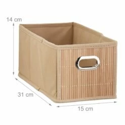10x Paniers De Rangement Bambou étroit -Home24 Soldes ae5fb56ac349449c9262098c8d1b1cd9