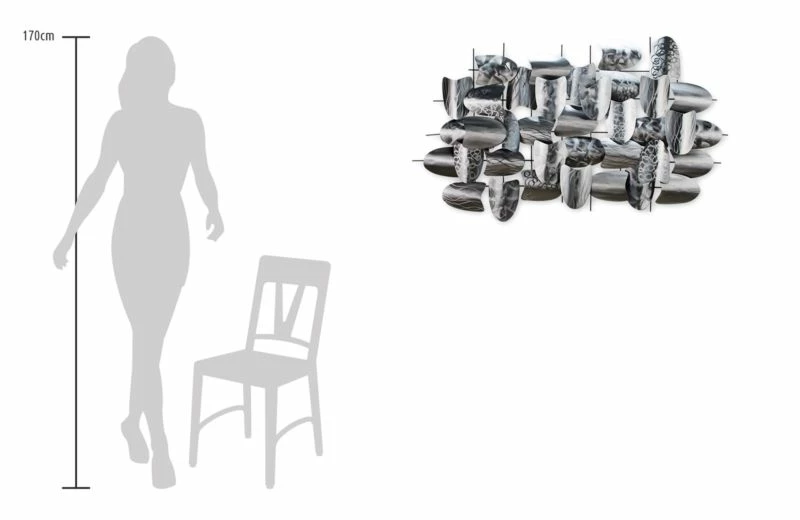 Sculpture Murale Métal Argent Armour 11 Sculpture Murale Métal Argent Armour – Image 9