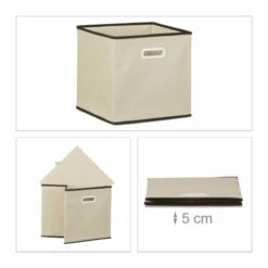 Boîte De Rangement Pliable Lot De 2 -Home24 Soldes b0ba023cd9464ce2b96694baba0b3552 1