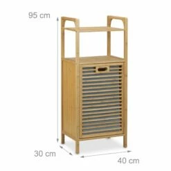Étagère De Salle De Bain Panier à Linge -Home24 Soldes b60572221edf4be0b1fa35aa280096d4