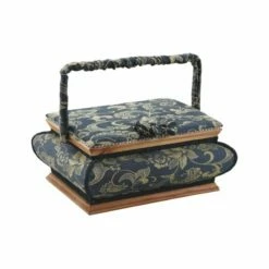 Boite à Couture En Bois Teinté