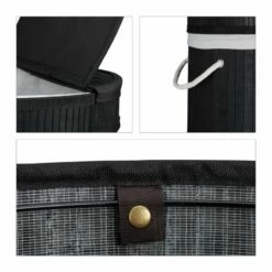 1x Corbeille à Linge Bambou Couvercle -Home24 Soldes b723c0a531c34553b1a02737323d7023
