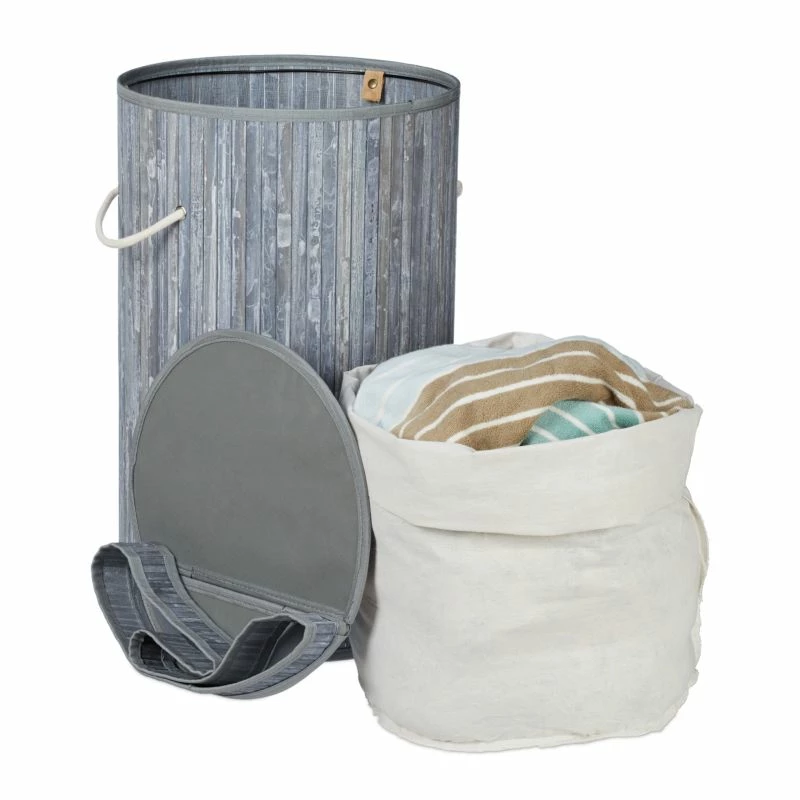 Corbeille à Linge Bambou Couvercle 16 Corbeille à Linge Bambou Couvercle – Image 14