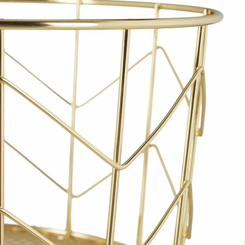 Lot De 2 Corbeilles Fil De Fer 7 Lot De 2 Corbeilles Fil De Fer – Image 5