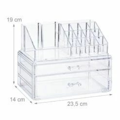 Organiseur à Maquillage Avec 2 Tiroirs -Home24 Soldes bbe6847cca58433e8812bd59135e7e0b