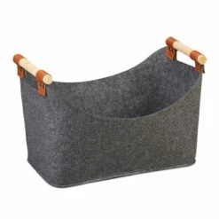 Sac En Feutre Avec Poignées En Bois -Home24 Soldes bdecfe0b70cb4bb09616f4798e670110