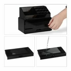 1x Organiseur Maquillage 3 Tiroirs Noir 27 1x Organiseur Maquillage 3 Tiroirs Noir -Home24 Soldes c2fd47ecdb65432389ace4c2f83081d6