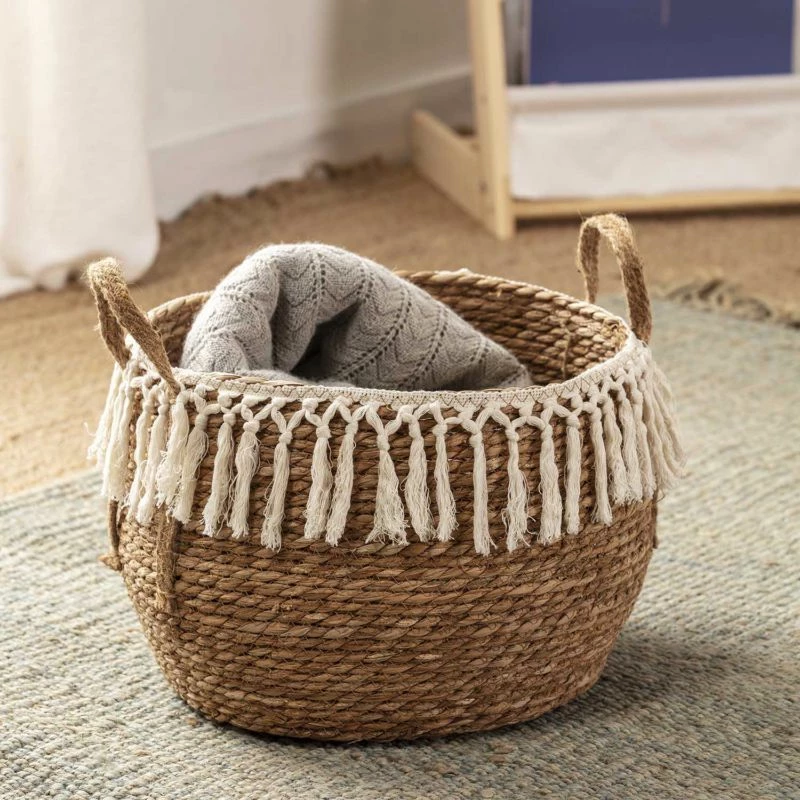 Set De 3 Paniers Jula Fibre Naturelle 4 Set De 3 Paniers Jula Fibre Naturelle – Image 2