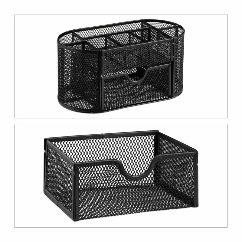 Organiseur De Bureau Treillis Métal 7 Organiseur De Bureau Treillis Métal – Image 5