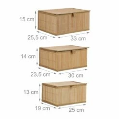 Lot De 12 Paniers De Rangement En Bambou -Home24 Soldes c7e14663b34d49a992583cd4b9b6a300 1