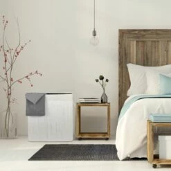 Panier à Linge En Bambou 3 Compartiments 32 Panier à Linge En Bambou 3 Compartiments -Home24 Soldes c7eb04e2ccab4d72b810cf9cad1d940c