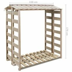 VIDAXL Hangar De Stockage De Bois De Chauffage -Home24 Soldes c825e1bf24864f078baca5ce980b293e