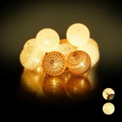 Guirlande Lumineuse LED 10 Boules Coton -Home24 Soldes cb19e695e3764e1687cd7bb196f9cb56