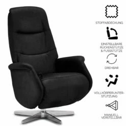 Fauteuil Relax Delta Noir -Home24 Soldes ce6cf45a6cd0417393c1b8b42ff7f372