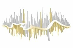 Sculpture Murale Métal Organism Of Time