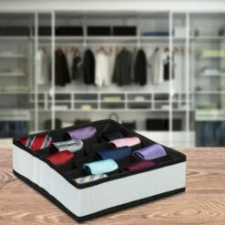 4x Boîtes à Cravates Rangement En Blanc 12 4x Boîtes à Cravates Rangement En Blanc -Home24 Soldes cf2e7bbe6ad34093af44e0b9cf228138 1