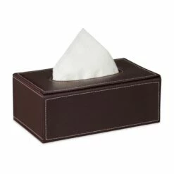 Boîte à Mouchoirs En Similicuir