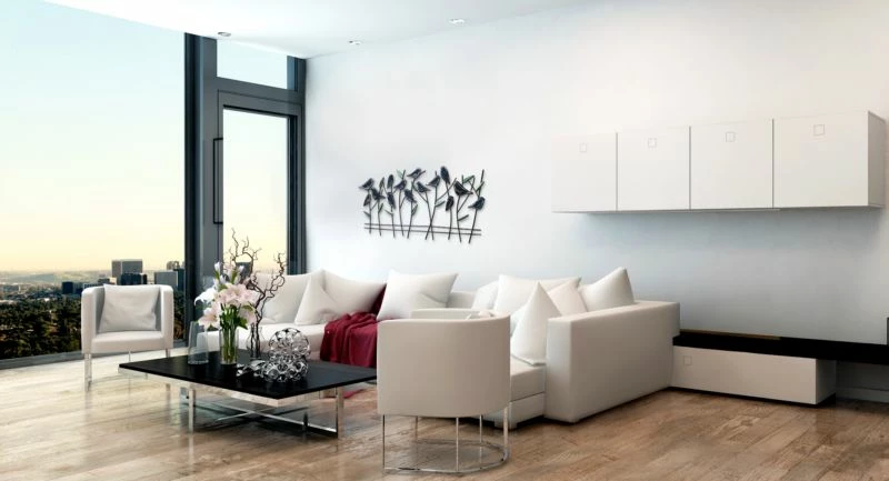 Sculpture Murale Métal Monticoles Bleus 4 Sculpture Murale Métal Monticoles Bleus – Image 2