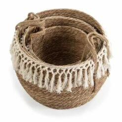 Set De 3 Paniers Jula Fibre Naturelle 9 Set De 3 Paniers Jula Fibre Naturelle -Home24 Soldes d088caeaa7f84051927c7f6300d50a77