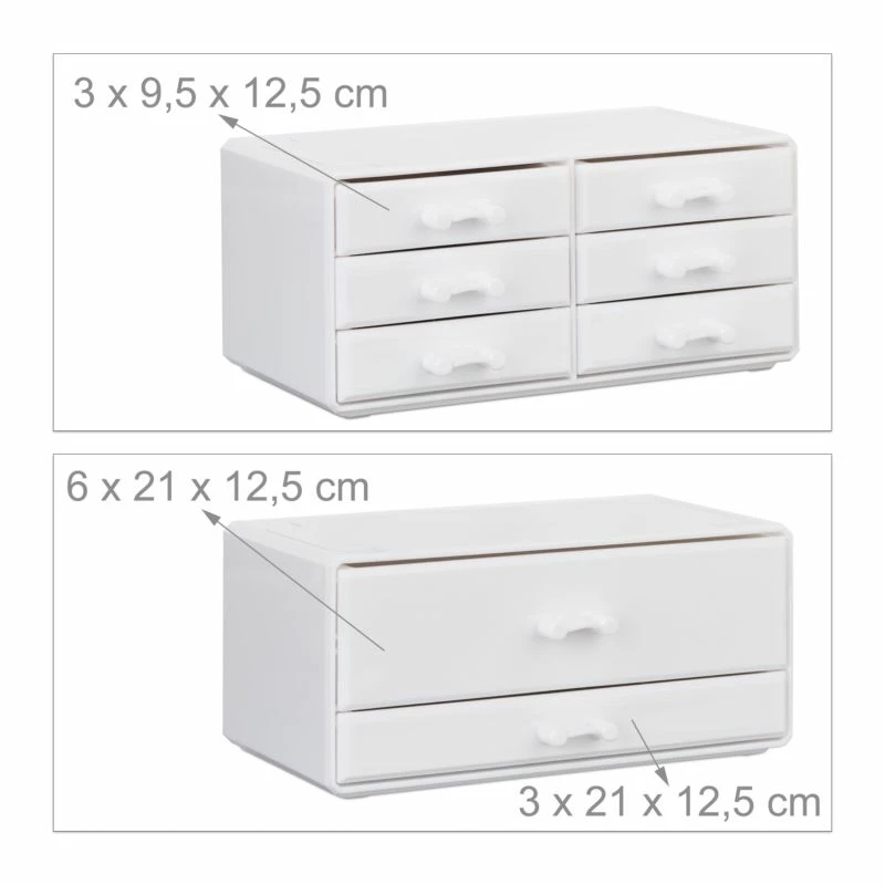 1x Organiseur Make Up Tiroirs Noir Doré 20 1x Organiseur Make Up Tiroirs Noir Doré – Image 18