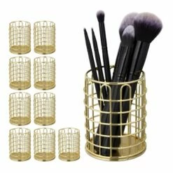 10x Pots à Pinceau Maquillage Métal Rond -Home24 Soldes d4b858efa4a94e7b8788f68d545a7fb1