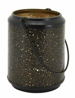 Photophore Lanterne En Métal Mat