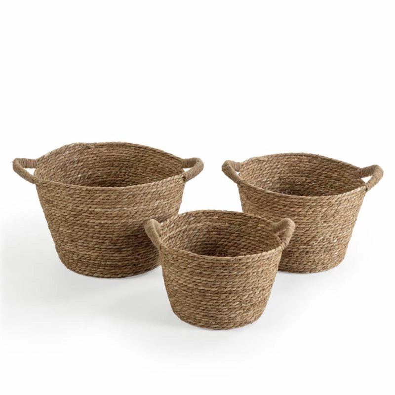 Set De 3 Paniers Icia Fibre Naturelle 3 Set De 3 Paniers Icia Fibre Naturelle