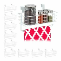 10x Paniers Suspension Et Porte-rouleau