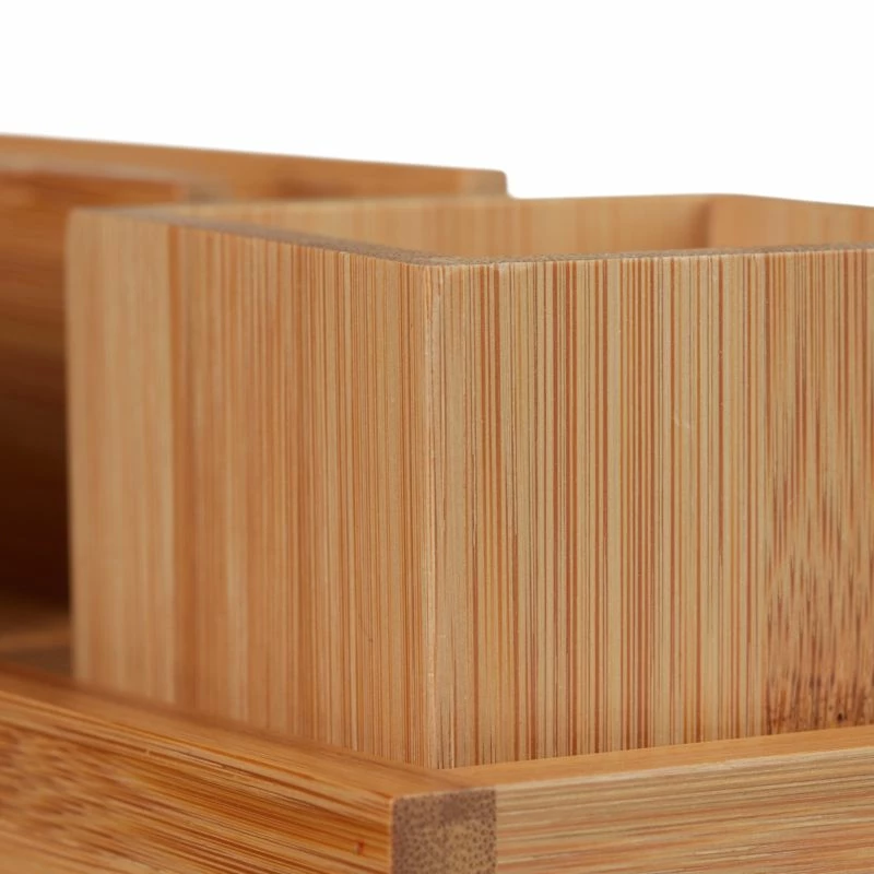 Organiseur De Bureau En Bambou Lot De 4 8 Organiseur De Bureau En Bambou Lot De 4 – Image 6