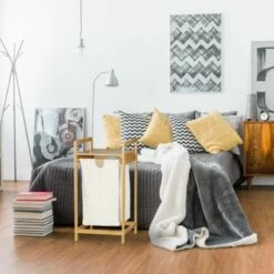 Panier à Linge Bambou Sac à Linge 30 L -Home24 Soldes ddecb00db3b84f8abe9c84e184f6ca6b