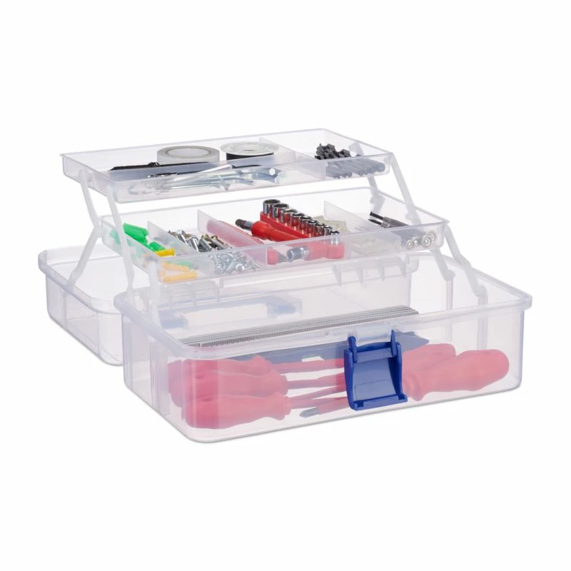 Boîtes En Plastique Poignée Bleue 7 Boîtes En Plastique Poignée Bleue – Image 5