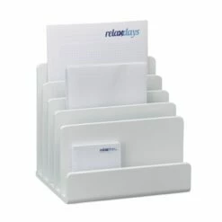 Trieur De Documents En Bambou Blanc