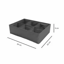 4 Organisateurs Rangement 6 Cases Gris -Home24 Soldes e1cb6cd51794481da75b10b35d3db710 1