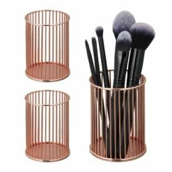 3x Pots à Pinceau De Maquillage Modernes