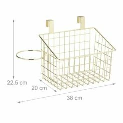 1x Panier Suspension En Métal Doré -Home24 Soldes e3ea485bc7a349ae827e2b5b7358bf56 2