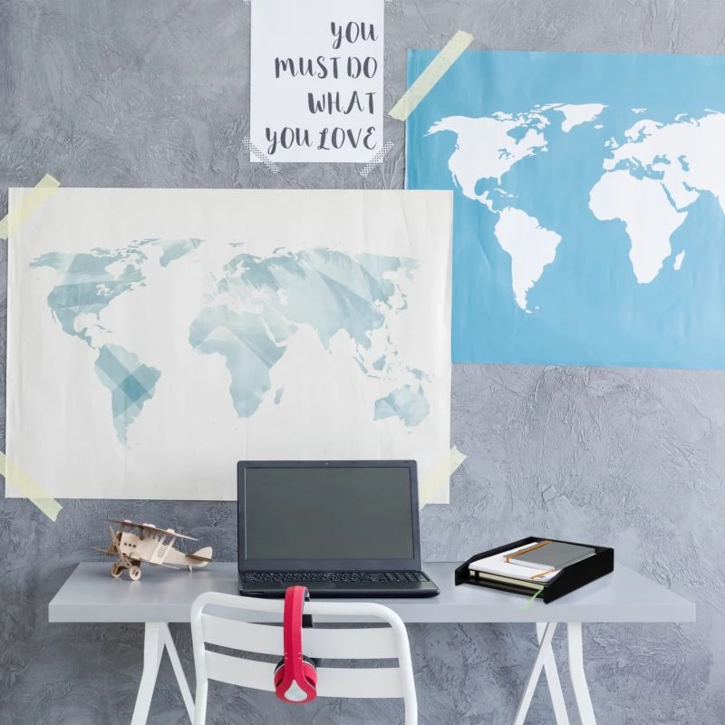 Bac à Lettres Empilable Noire 6 Bac à Lettres Empilable Noire – Image 4