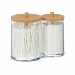 Rangement Disques De Coton & Coton-tiges