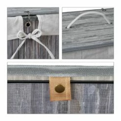 Panier à Linge Bambou 2 Compartiments -Home24 Soldes e8268f9a08af41b18c734ca7e9245f5b 1